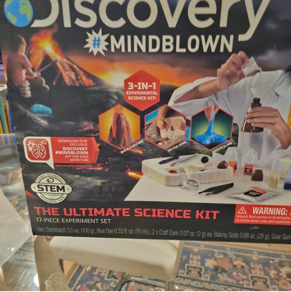 Discovery Mindblown The Ultimate Science Kit 17 Pc Experiment Set